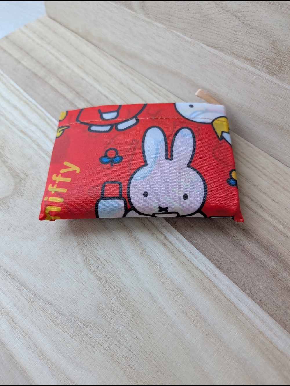 Miffy Red Reusable Kids Tote Bag with Bunny Print - Picture 6 of 8